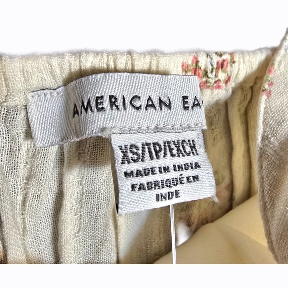 American Eagle Outfitters Cream Butterfly Mini Dress - Picture 4 of 6